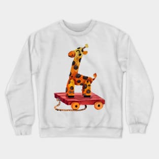 Giraffe Hand Painted Crewneck Sweatshirt